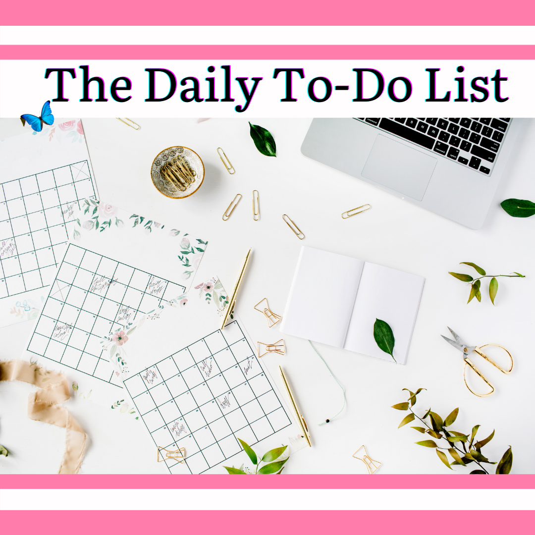 Daily To-Do List (FILLABLE)