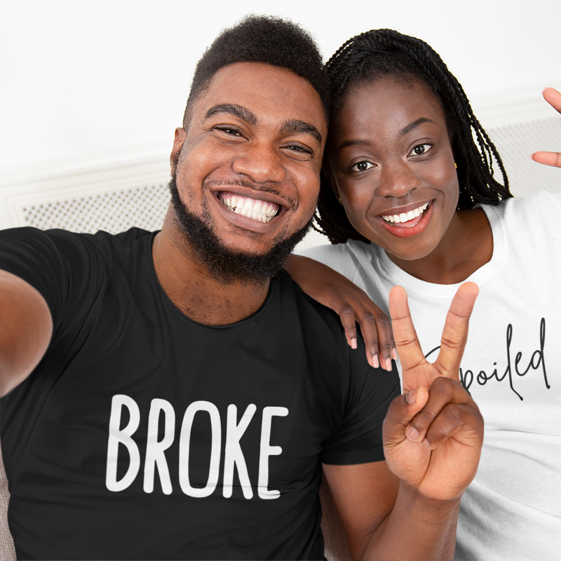 Broke and Spoiled Couple Set