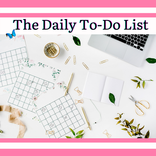 Daily To-Do List (FILLABLE)